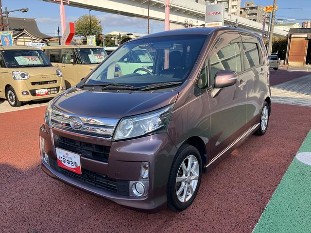 ムーヴカスタム Xリミテッド SA ナビ バックカメラ ETC保証1年間・距離無制限付き アイドリングストップ LEDヘッドライト オートライト オートエアコン 電動格納ミラー CD再生 FM/AMラジオ ワンセグ パワーウィンドウ 純正14インチアルミホイール(東京都)の中古車