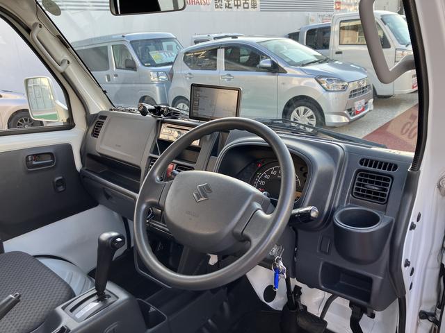 キャリイトラックＫＸ　ポータブルナビ　ワンセグ　ＥＴＣ　バックカメラ保証　まごころ保証　１年間・走行距離無制限付き　マニュアルエアコン　パワーウィンドウ　バックブザー　ＨＩＤヘッドライト　最大積載量３５０Ｋｇ（東京都）の中古車