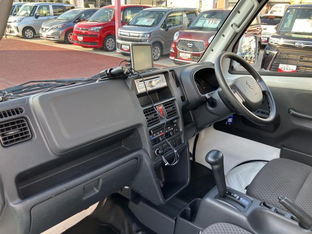 キャリイトラックＫＸ　ポータブルナビ　ワンセグ　ＥＴＣ　バックカメラ保証　まごころ保証　１年間・走行距離無制限付き　マニュアルエアコン　パワーウィンドウ　バックブザー　ＨＩＤヘッドライト　最大積載量３５０Ｋｇ（東京都）の中古車