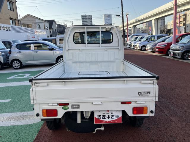 キャリイトラックＫＸ　ポータブルナビ　ワンセグ　ＥＴＣ　バックカメラ保証　まごころ保証　１年間・走行距離無制限付き　マニュアルエアコン　パワーウィンドウ　バックブザー　ＨＩＤヘッドライト　最大積載量３５０Ｋｇ（東京都）の中古車