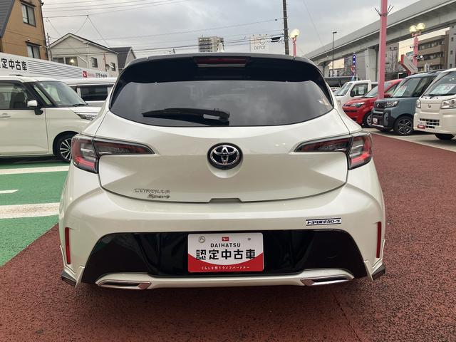 カローラスポーツG Z 純正ナビ バックカメラ ETC2.0 シートヒーター保証1年間・距離無制限付き アイドリングストップ オートエアコン パドルシフト ステアリングスイッチ 電動格納ミラー パワーウィンドウ アダプティブクルーズコントロール 純正18インチアルミホイール(東京都)の中古車