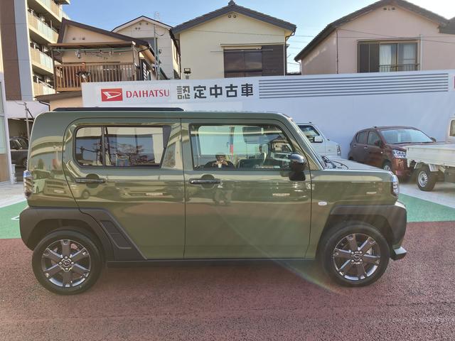 タフトGターボ ダーククロムベンチャー 10インチナビ フルセグ保証1年間・距離無制限付き DVD再生 CD再生 オートエアコン 電動パーキングブレーキ オートブレーキホールド機能 シートヒーター アイドリングストップ スカイフィールトップ 前後コーナーセンサー(東京都)の中古車