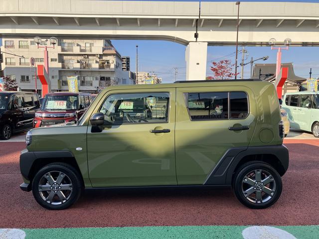 タフトGターボ ダーククロムベンチャー 10インチナビ フルセグ保証1年間・距離無制限付き DVD再生 CD再生 オートエアコン 電動パーキングブレーキ オートブレーキホールド機能 シートヒーター アイドリングストップ スカイフィールトップ 前後コーナーセンサー(東京都)の中古車