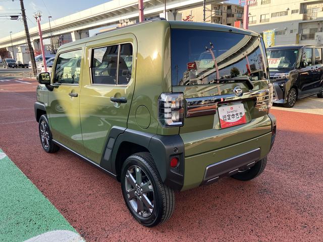 タフトGターボ ダーククロムベンチャー 10インチナビ フルセグ保証1年間・距離無制限付き DVD再生 CD再生 オートエアコン 電動パーキングブレーキ オートブレーキホールド機能 シートヒーター アイドリングストップ スカイフィールトップ 前後コーナーセンサー(東京都)の中古車