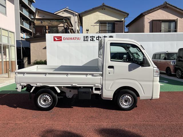 ハイゼットトラックスタンダード エアコン パワステ バックカメラ対応保証1年間・距離無制限付き オーディオレス仕様 ドリンクホルダー 三方開 スペアタイヤ 横滑り防止装置 誤発進抑制制御機能 衝突回避支援ブレーキ(東京都)の中古車