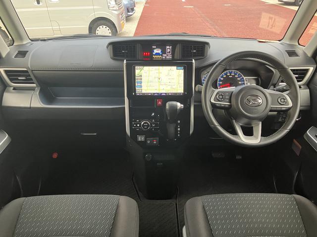 トールカスタムＧ　ターボ　　９インチナビ　ＥＴＣ　パノラマモニター保証１年間・距離無制限付き　ＡＣＣ　ＡＤＢ　電動パーキングブレーキ　オートブレーキホールド機能　前方ドラレコ　両側電動スライドドア　前後コーナーセンサー　電動格納ミラー　パワーウィンドウ（東京都）の中古車