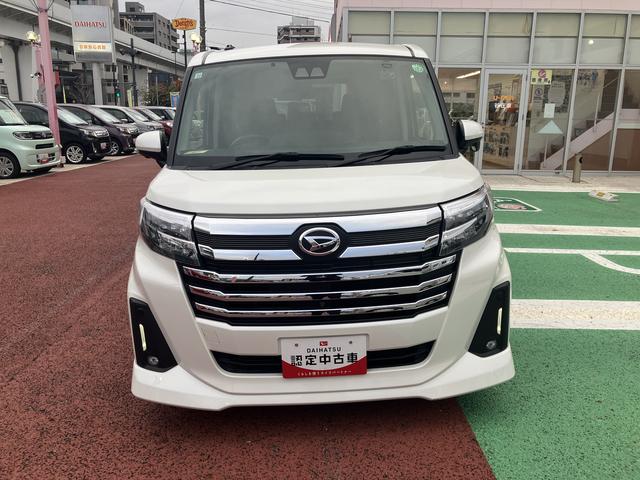 トールカスタムＧ　ターボ　　９インチナビ　ＥＴＣ　パノラマモニター保証１年間・距離無制限付き　ＡＣＣ　ＡＤＢ　電動パーキングブレーキ　オートブレーキホールド機能　前方ドラレコ　両側電動スライドドア　前後コーナーセンサー　電動格納ミラー　パワーウィンドウ（東京都）の中古車