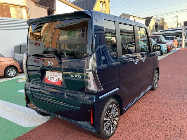 タントカスタムＲＳ　届け出済み未使用車　パノラマモニター対応保証１年間・距離無制限付き　キーフリー　前後コーナーセンサー　両側電動スライドドア　アイドリングストップ　電動パーキングブレーキ　オートブレーキホールド機能　１５インチアルミホイール　シートヒーター（東京都）の中古車
