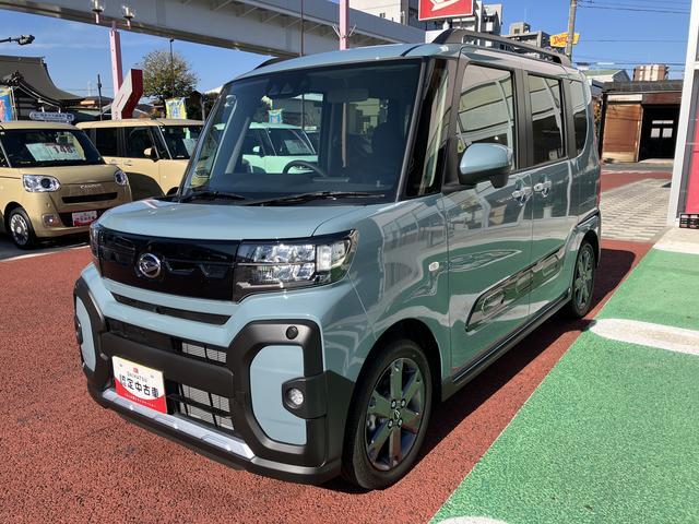 タントファンクロスターボ　純正７インチナビ　パノラマモニター保証１年間・距離無制限付き　電動パーキングブレーキ　オートブレーキホールド機能　シートヒーター　ＡＣＣ　運転席ロングスライド　前後コーナーセンサー　オートライト　両側電動スライドドア　電動格納ミラー（東京都）の中古車