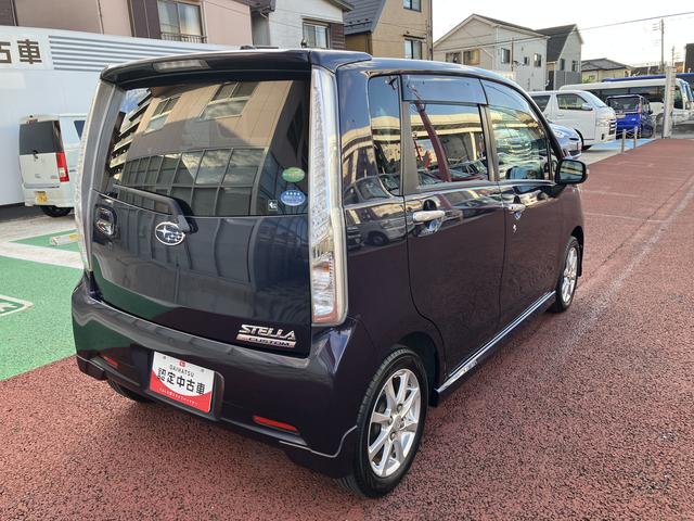 ステラカスタムR ナビ ETC Bluetoothオーディオ保証1年間・距離無制限付き フルセグ DVD再生 CD再生 USB入力端子 オートエアコン オートライト LEDヘッドライト 電動格納ミラー パワーウィンドウ キーフリー 運転席シートリフト(東京都)の中古車