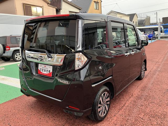 トールカスタムＧ　９インチディスプレイオーディオ　全周囲カメラ保証１年間・距離無制限付き　アダプティブドライビングビーム　全車速追従機能付きＡＣＣ　電動パーキングブレーキ　オートブレーキホールド機能　アイドリングストップ　１５インチアルミホイール　キーフリー（東京都）の中古車