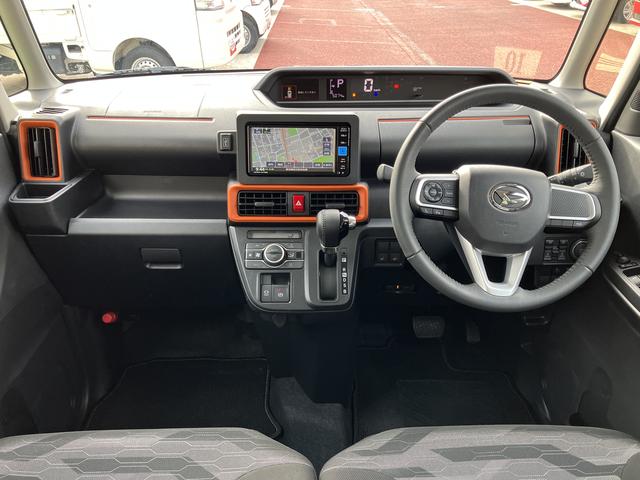 タントファンクロスターボ　純正７インチナビ　バックカメラ　ＥＴＣ保証１年間・距離無制限付き　ナビ連動前後方ドラレコ　電動パーキングブレーキ　オートブレーキホールド機能　シートヒーター　両側電動スライドドア　オートハイビーム　純正１５インチアルミホイール（東京都）の中古車