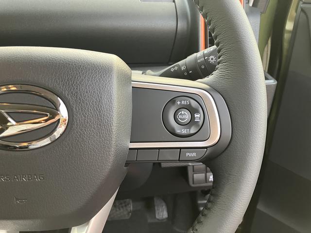 タントファンクロスターボ　届出済み未使用車　全周囲カメラ対応保証１年間・距離無制限付き　電動パーキングブレーキ　オートブレーキホールド機能　シートヒーター　前後コーナーセンサー　１５インチアルミホイール　ルーフレール　全車速追従機能付きＡＣＣ　ＥＴＣ（東京都）の中古車