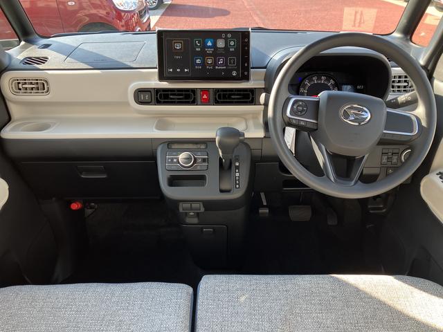 ムーヴキャンバスストライプスＸ　届出済み未使用車　ディスプレイオーディオ保証　新車保証・まごころ保証　１年間・走行距離無制限付き　バックカメラ　オートエアコン　前後コーナーセンサー　運転席シートリフト　ＨＤＭＩ接続　ＵＳＢ接続（東京都）の中古車