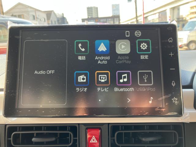 ムーヴキャンバスストライプスＸ　届出済み未使用車　ディスプレイオーディオ保証　新車保証・まごころ保証　１年間・走行距離無制限付き　バックカメラ　オートエアコン　前後コーナーセンサー　運転席シートリフト　ＨＤＭＩ接続　ＵＳＢ接続（東京都）の中古車