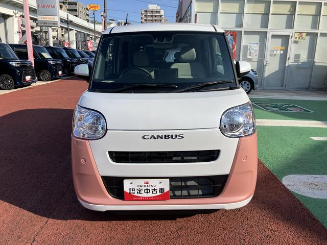 ムーヴキャンバスストライプスＸ　届出済み未使用車　ディスプレイオーディオ保証　新車保証・まごころ保証　１年間・走行距離無制限付き　バックカメラ　オートエアコン　前後コーナーセンサー　運転席シートリフト　ＨＤＭＩ接続　ＵＳＢ接続（東京都）の中古車