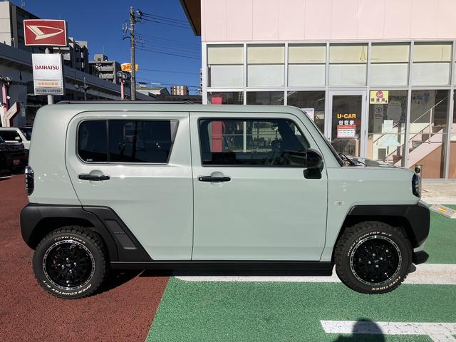 タフトGダーククロムベンチャーOPENCOUNTRYホワイトレター保証1年間・距離無制限付き 全周囲カメラ対応 シートヒーター 電動パーキングブレーキ オートブレーキホールド機能 電動格納ミラー スカイフィールトップ 15インチアルミホイール 運転席シートリフト(東京都)の中古車