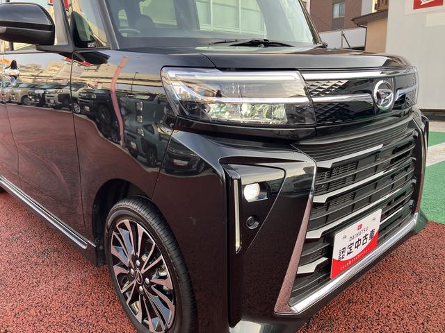 タントカスタムＲＳ　純正ナビ　バックカメラ　ＥＴＣ　シートヒーター保証１年間・距離無制限付き　アダプティブドライビングビーム　ナビ連動前後方ドラレコ　両側電動スライドドア　前後コーナーセンサー　アイドリングストップ　運転席シートリフト　１５インチアルミホイール（東京都）の中古車