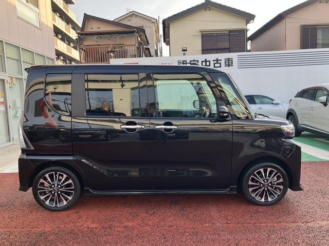 タントカスタムＲＳ　純正ナビ　バックカメラ　ＥＴＣ　シートヒーター保証１年間・距離無制限付き　アダプティブドライビングビーム　ナビ連動前後方ドラレコ　両側電動スライドドア　前後コーナーセンサー　アイドリングストップ　運転席シートリフト　１５インチアルミホイール（東京都）の中古車