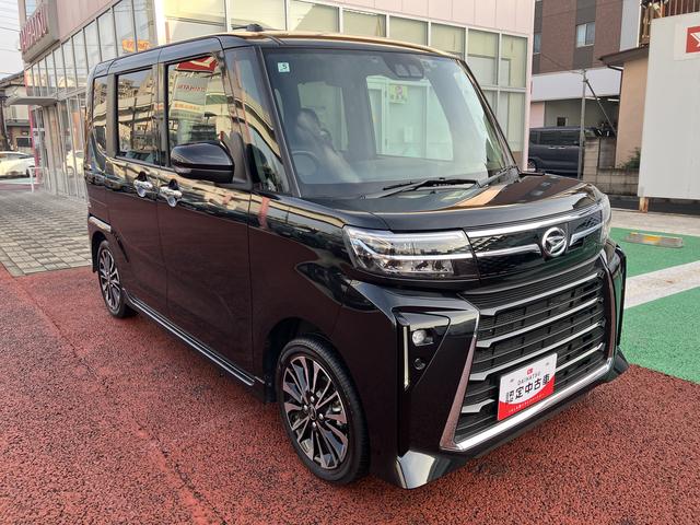 タントカスタムＲＳ　純正ナビ　バックカメラ　ＥＴＣ　シートヒーター保証１年間・距離無制限付き　アダプティブドライビングビーム　ナビ連動前後方ドラレコ　両側電動スライドドア　前後コーナーセンサー　アイドリングストップ　運転席シートリフト　１５インチアルミホイール（東京都）の中古車