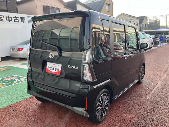 タントカスタムＲＳ　純正ナビ　バックカメラ　ＥＴＣ　シートヒーター保証１年間・距離無制限付き　アダプティブドライビングビーム　ナビ連動前後方ドラレコ　両側電動スライドドア　前後コーナーセンサー　アイドリングストップ　運転席シートリフト　１５インチアルミホイール（東京都）の中古車