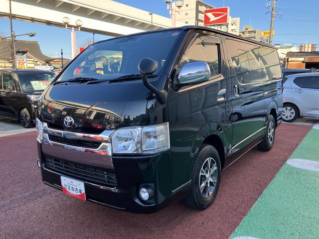 ハイエースバンロングスーパーGL 7インチナビ バックカメラ ETC保証1年間・距離無制限付き USB入力端子 HDMI接続 ステアリングリモコン パワーウィンドウ 電動格納ミラー 両側スライドドアイージークローズ バックドアイージークローズ ドライブレコーダー(東京都)の中古車