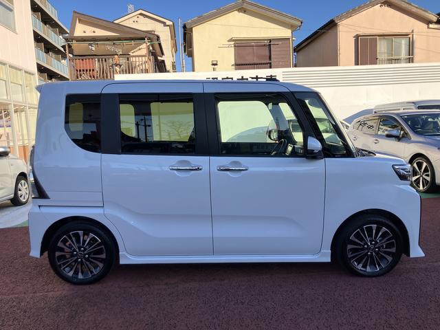 タントカスタムＲＳ　純正ナビ　バックカメラ　ＥＴＣ　フルセグ保証１年間・距離無制限付き　両側電動スライドドア　前後コーナーセンサー　ナビ連動前後方ドラレコ　電動パーキングブレーキ　オートブレーキホールド機能　ＡＤＢ　アイドリングストップ　シートヒーター（東京都）の中古車