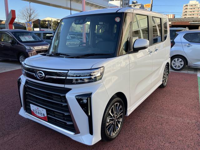 タントカスタムＲＳ　純正ナビ　バックカメラ　ＥＴＣ　フルセグ保証１年間・距離無制限付き　両側電動スライドドア　前後コーナーセンサー　ナビ連動前後方ドラレコ　電動パーキングブレーキ　オートブレーキホールド機能　ＡＤＢ　アイドリングストップ　シートヒーター（東京都）の中古車