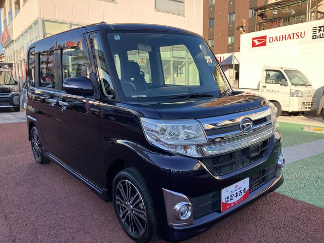 タントカスタムRS SA 純正7インチナビ ETC フルセグ保証1年間・距離無制限付き CD再生 DVD再生 Bluetoothオーディオ オートエアコン LEDヘッドライト オートライト 両側電動スライドドア アイドリングストップ キーフリー(東京都)の中古車