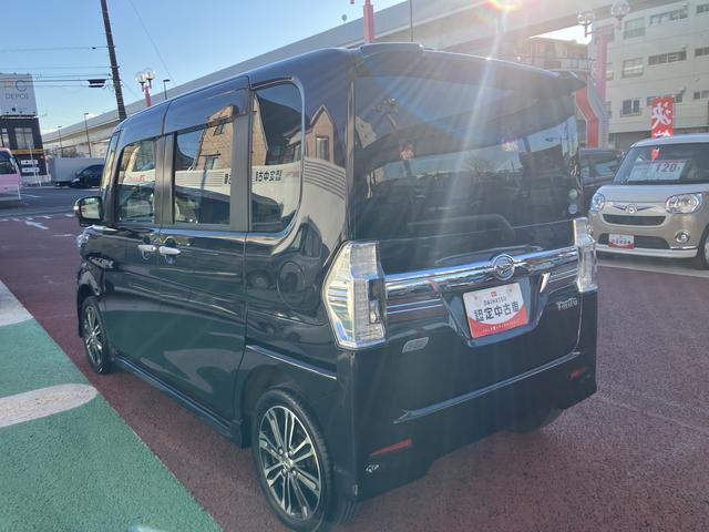 タントカスタムRS SA 純正7インチナビ ETC フルセグ保証1年間・距離無制限付き CD再生 DVD再生 Bluetoothオーディオ オートエアコン LEDヘッドライト オートライト 両側電動スライドドア アイドリングストップ キーフリー(東京都)の中古車