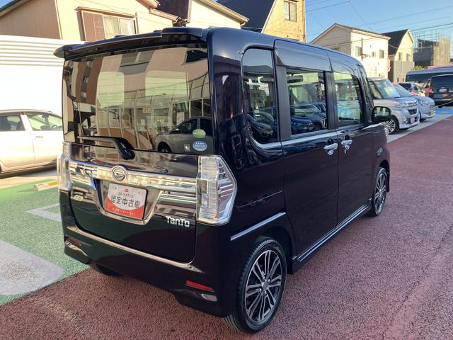 タントカスタムRS SA 純正7インチナビ ETC フルセグ保証1年間・距離無制限付き CD再生 DVD再生 Bluetoothオーディオ オートエアコン LEDヘッドライト オートライト 両側電動スライドドア アイドリングストップ キーフリー(東京都)の中古車