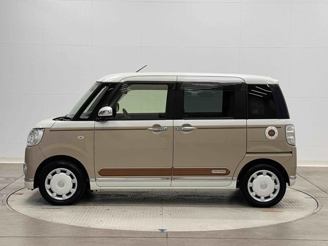 ムーヴキャンバスＧメイクアップリミテッド　ＳＡIII　８インチナビ　ＥＴＣ保証１年間・距離無制限付き　両側電動スライドドア　オートハイビーム　ＨＤＭＩ接続　ＵＳＢ入力端子　全周囲カメラ　ナビ連動前後方ドラレコ　アイドリングストップ　ステアリングスイッチ　電動格納ミラー（東京都）の中古車