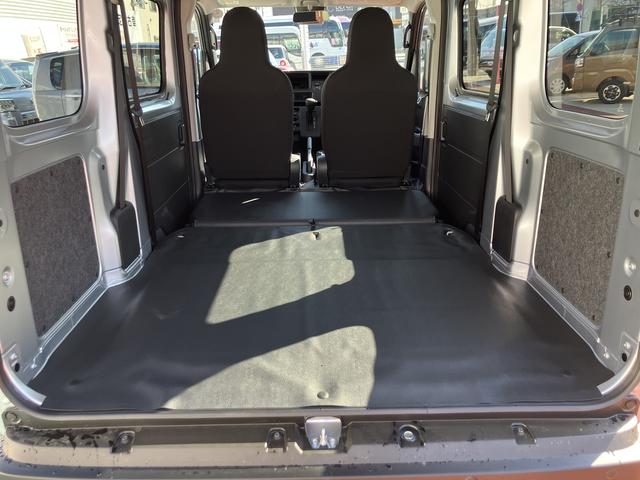 ハイゼットカーゴデラックス　オーディオレス仕様　キーレス　両側スライドドア保証　新車保証・まごころ保証　１年間・走行距離無制限付き　最大積載量３５０Ｋｇ　車線逸脱制御機能　スペアタイヤ（東京都）の中古車