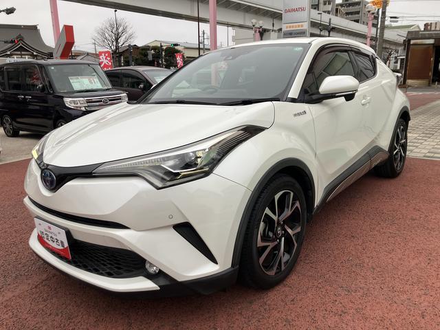 Ｃ−ＨＲＧ　純正７インチナビ　バックカメラ　ＥＴＣ　ＡＣＣ　ＢＳＭ保証１年間・距離無制限付き　電動パーキングブレーキ　オートブレーキホールド機能　前後コーナーセンサー　シートヒーター　オートライト　トヨタセーフティ　ステアリングスイッチ　スマートキー（東京都）の中古車