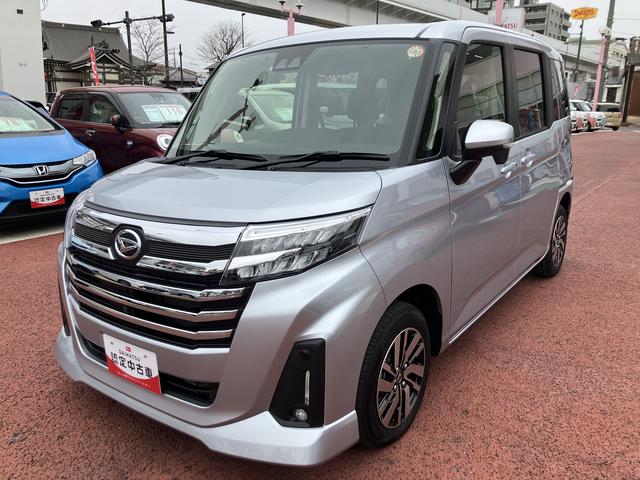 トールカスタムＧ　９インチディスプレイオーディオ　パノラマモニター保証１年間・距離無制限付き　電動パーキングブレーキ　オートブレーキホールド機能　ＨＤＭＩ接続　ＵＳＢ入力端子　前後コーナーセンサー　ＥＴＣ　運転席シートリフト　電動格納ミラー　ＡＣＣ　ＡＤＢ（東京都）の中古車
