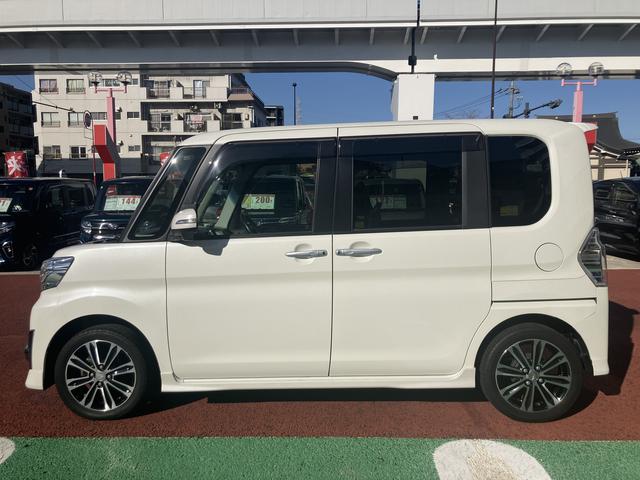 タントカスタムＲＳ　トップエディションＳＡII　純正ナビ　ドラレコ保証１年間・距離無制限付き　Ｂｌｕｅｔｏｏｔｈオーディオ　フルセグ　ＤＶＤ再生　ＣＤ再生　オートライト　ＬＥＤヘッドライト　オートエアコン　両側電動スライドドア　ＨＤＭＩ接続　ＵＳＢ入力　バックカメラ（東京都）の中古車