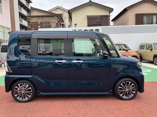 タントカスタムRS 9インチナビ パノラマモニター ETC ACC保証1年間・距離無制限付き Bluetoothオーディオ フルセグ DVD再生 LEDヘッドライト オートライト 両側電動スライドドア オートエアコン ADB ナビ連動前後方ドラレコ 前後ソナーセンサ(東京都)の中古車