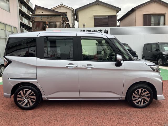 トールカスタムG 9インチディスプレイオーディオ パノラマモニター保証1年間・距離無制限付き 電動パーキングブレーキ オートブレーキホールド機能 ACC アダプティブドライビングビーム 両側電動スライドドア 前後コーナーセンサー アイドリングストップ キーフリー(東京都)の中古車