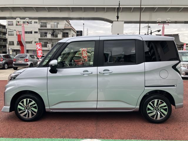 トールカスタムG 9インチディスプレイオーディオ パノラマモニター保証1年間・距離無制限付き 電動パーキングブレーキ オートブレーキホールド機能 ACC アダプティブドライビングビーム 両側電動スライドドア 前後コーナーセンサー アイドリングストップ キーフリー(東京都)の中古車