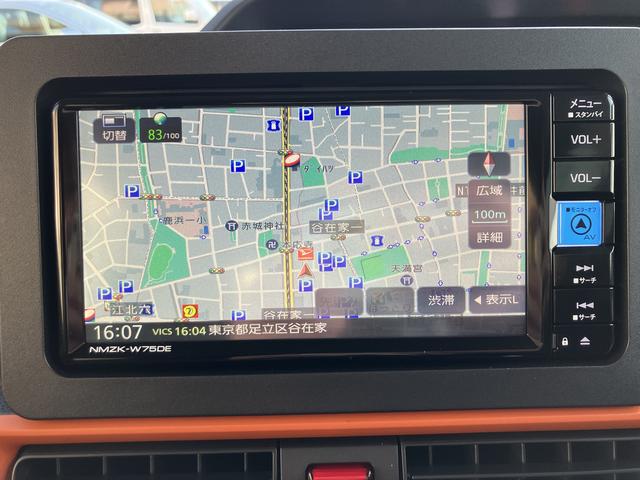 タントファンクロスターボ　７インチナビ　バックカメラ　ＥＴＣ保証１年間・距離無制限付き　両側電動スライドドア　シートヒーター　ナビ連動前後方ドラレコ　電動パーキングブレーキ　オートブレーキホールド機能　ＵＳＢ入力端子　オートハイビーム　キーフリー（東京都）の中古車