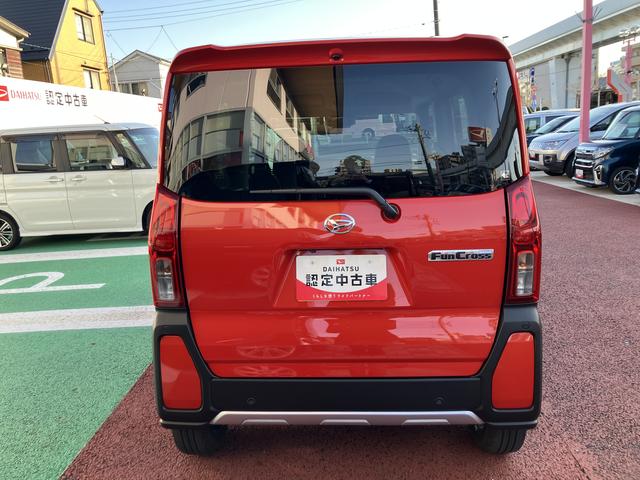 タントファンクロスターボ　７インチナビ　バックカメラ　ＥＴＣ保証１年間・距離無制限付き　両側電動スライドドア　シートヒーター　ナビ連動前後方ドラレコ　電動パーキングブレーキ　オートブレーキホールド機能　ＵＳＢ入力端子　オートハイビーム　キーフリー（東京都）の中古車