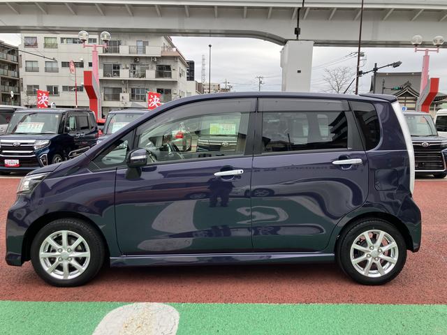 ムーヴカスタム X SA 純正ナビ バックカメラ ETC フルセグ保証 まごころ保証 1年間・走行距離無制限付き Bluetoothオーディオ DVD再生 CD再生 LEDヘッドライト オートライト オートエアコン アイドリングストップ 電動格納ミラー(東京都)の中古車