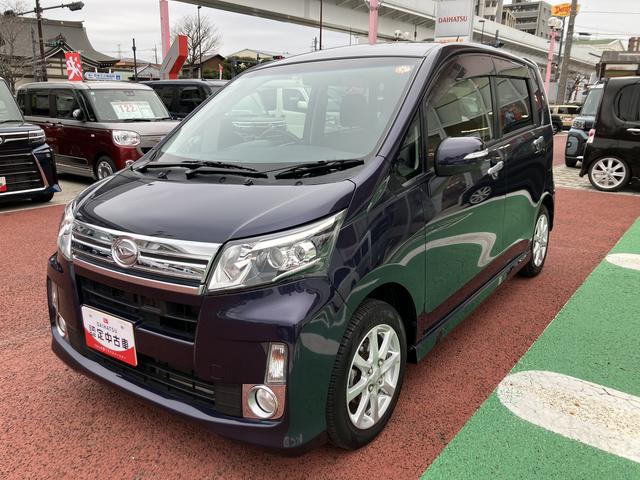 ムーヴカスタム X SA 純正ナビ バックカメラ ETC フルセグ保証 まごころ保証 1年間・走行距離無制限付き Bluetoothオーディオ DVD再生 CD再生 LEDヘッドライト オートライト オートエアコン アイドリングストップ 電動格納ミラー(東京都)の中古車