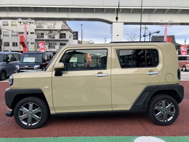 タフトGターボ 7インチナビ 全周囲カメラ ETC 前後ドラレコ保証1年間・距離無制限付き ACC アダプティブドライビングビーム 電動パーキングブレーキ オートブレーキホールド機能 シートヒーター 前後コーナーセンサー アイドリングストップ キーフリー(東京都)の中古車