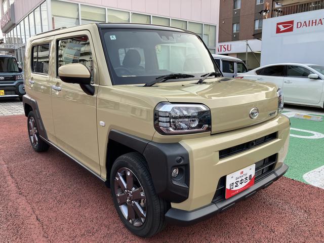 タフトGターボ 7インチナビ 全周囲カメラ ETC 前後ドラレコ保証1年間・距離無制限付き ACC アダプティブドライビングビーム 電動パーキングブレーキ オートブレーキホールド機能 シートヒーター 前後コーナーセンサー アイドリングストップ キーフリー(東京都)の中古車