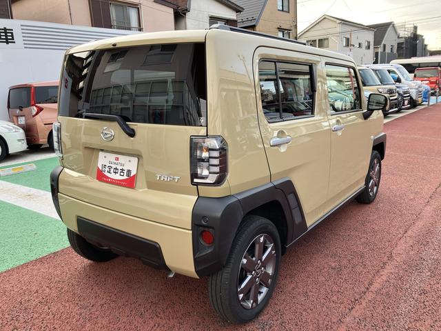 タフトGターボ 7インチナビ 全周囲カメラ ETC 前後ドラレコ保証1年間・距離無制限付き ACC アダプティブドライビングビーム 電動パーキングブレーキ オートブレーキホールド機能 シートヒーター 前後コーナーセンサー アイドリングストップ キーフリー(東京都)の中古車