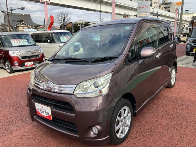 ムーヴカスタム　Ｇ　純正７インチナビ　バックカメラ　ＥＴＣ保証１年間・距離無制限付き　ＨＩＤヘッドライト　Ｂｌｕｅｔｏｏｔｈオーディオ　ワンセグ　ＣＤ再生　ＤＶＤ再生　ドラレコ　アイドリングストップ　オートエアコン　電動格納ミラー　運転席シートリフト（東京都）の中古車