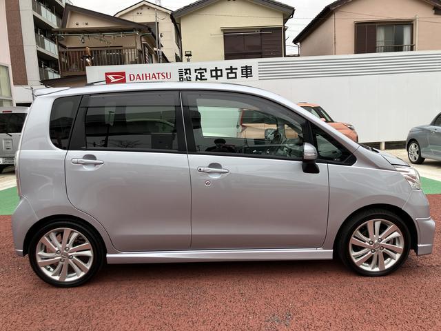 ムーヴカスタム RS 純正7インチナビ ETC フルセグ保証1年間・距離無制限付き Bluetoothオーディオ DVD再生 CD再生 USB入力端子 HIDヘッドライト オートライト 電動格納ミラー パワーウィンドウ オートエアコン 運転席シートリフト(東京都)の中古車