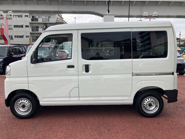 ハイゼットカーゴＤＸ　ＦＭ／ＡＭラジオ　キーレス　両側スライドドア保証　新車保証・まごころ保証　１年間・走行距離無制限付き　最大積載量３５０Ｋｇ　車線逸脱制御（東京都）の中古車