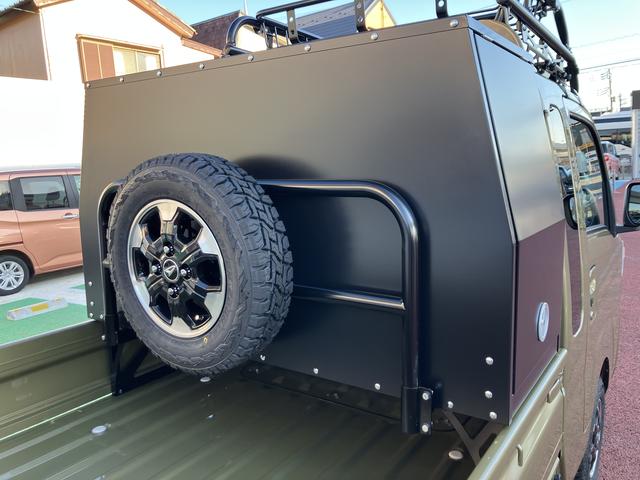 ハイゼットトラックジャンボエクストラ　届け出済み未使用車　ＨＡＲＤ　ＣＡＲＧＯまごころ保証　１年間・走行距離無制限付き　４ＷＤ　パワーウィンドウ　純正１２インチアルミホイール　前後コーナーセンサー　スーパーデフロック　キーフリー　バックカメラ　デジタルインナーミラー（東京都）の中古車